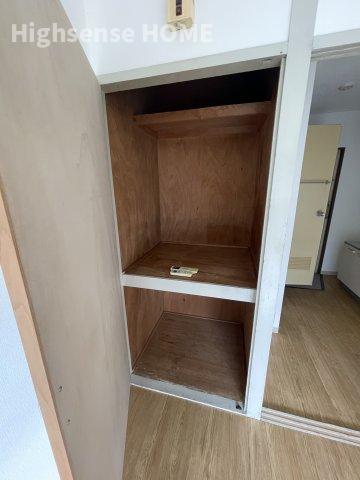 収納　収納のためのスペースです