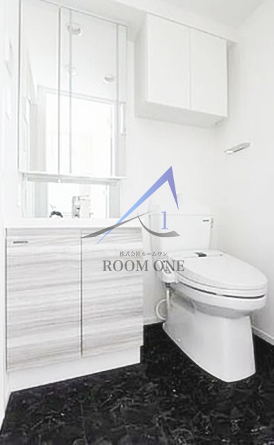 洗面設備　洗面台です。