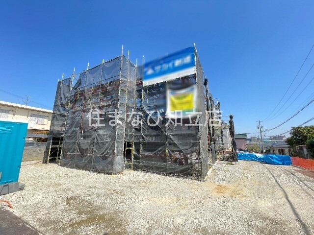 エントランス　建築中