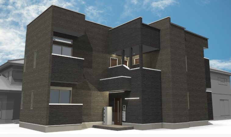 建物外観　イメージパースになります。