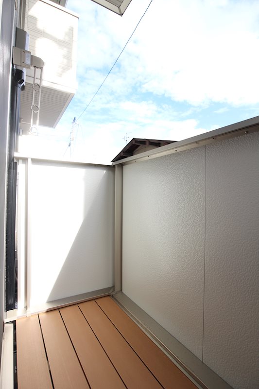 バルコニー　※別号室の写真です。