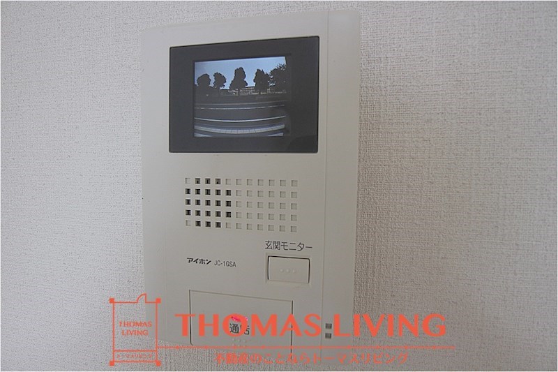 セキュリティ　来客確認が出来るTVモニターホンです。