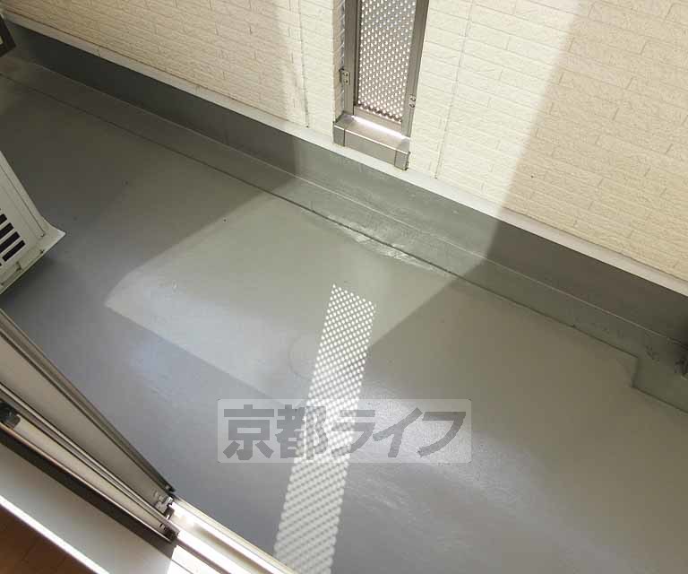 バルコニー　洗濯物もよく乾きます