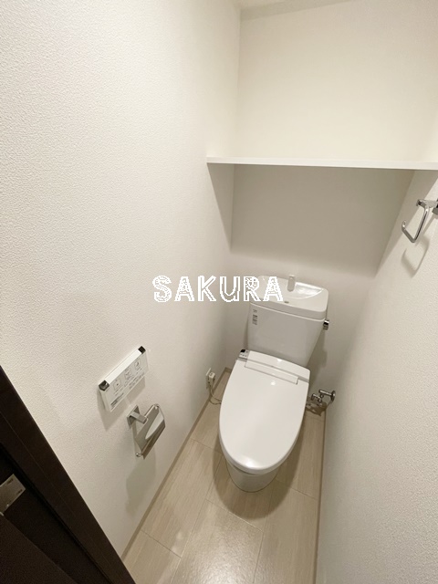 トイレ　嬉しい温水洗浄便座付き♪