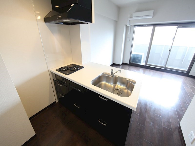 キッチン　カウンターキッチン　システムキッチン（２口ガスコンロ・グリル