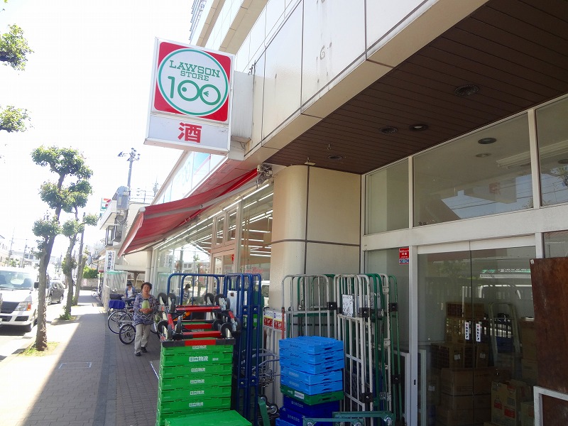 コンビニ　ローソンストア100立川南通店（コンビニ）まで377m