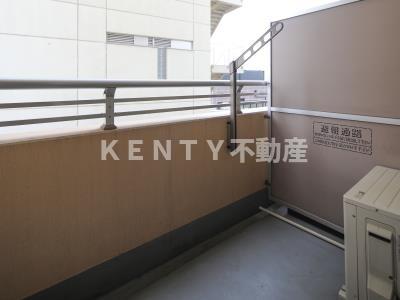 バルコニー　広々としたバルコニーです