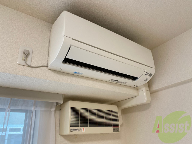 その他設備　エアコンが付いて入居のその日から快適ですね。