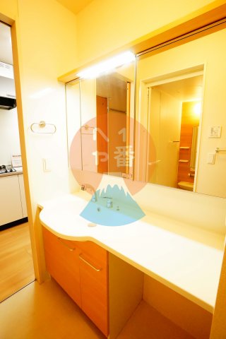 洗面設備　独立洗面台付き。　※参考写真です