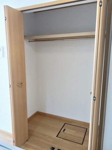 収納　大きなスペースがあり、収納には困りません