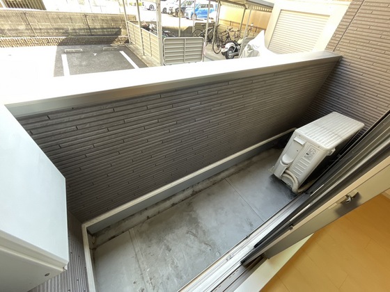 バルコニー　※別部屋の写真です