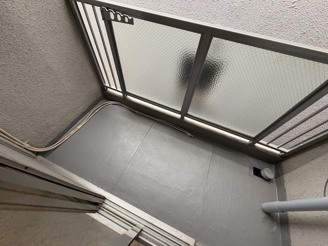バルコニー　陽当たり良好なバルコニーです