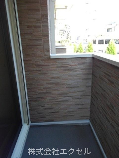 バルコニー　南東向きです。