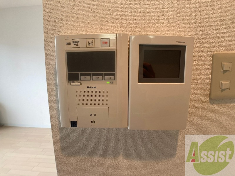 セキュリティ　インターホンで来客確認ができます。色々な機能が付いています。
