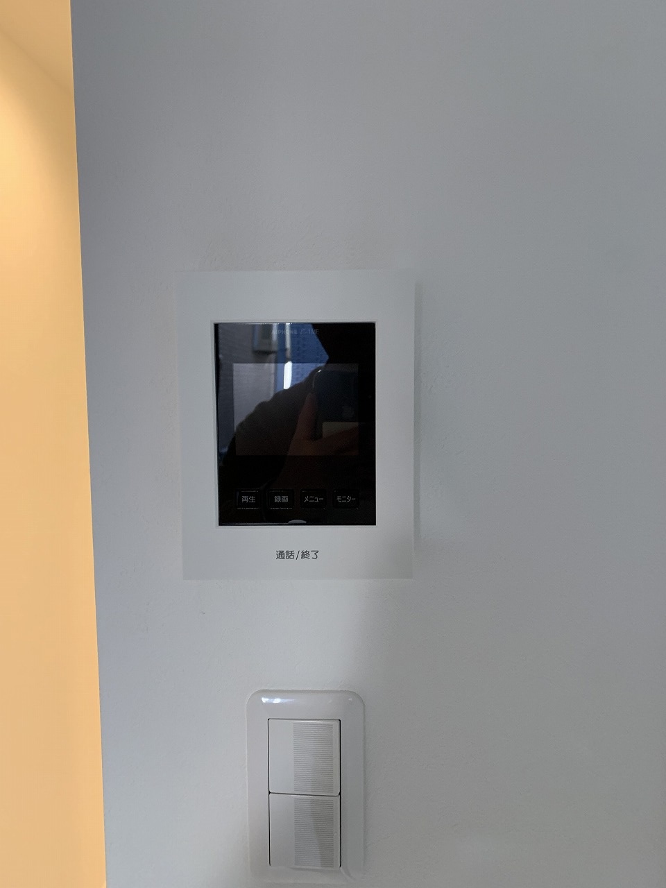 セキュリティ　モニター付きインターホン　別部屋参考写真