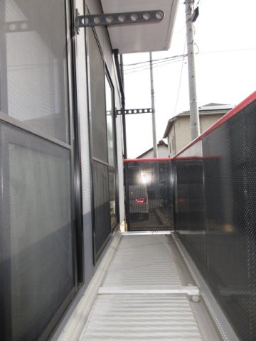 バルコニー　写真は別の部屋のものです。