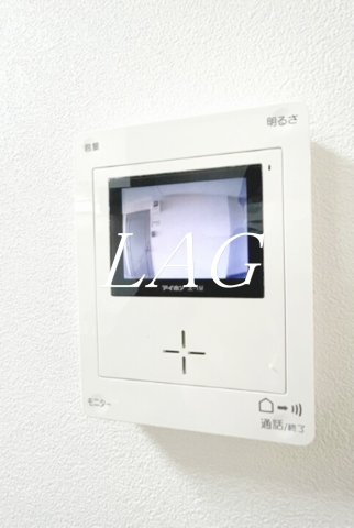 セキュリティ　モニター付きインターフォンです。