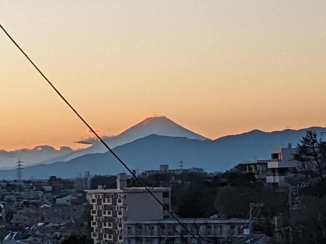 眺望　拡大画像ですが、富士山一望できます。