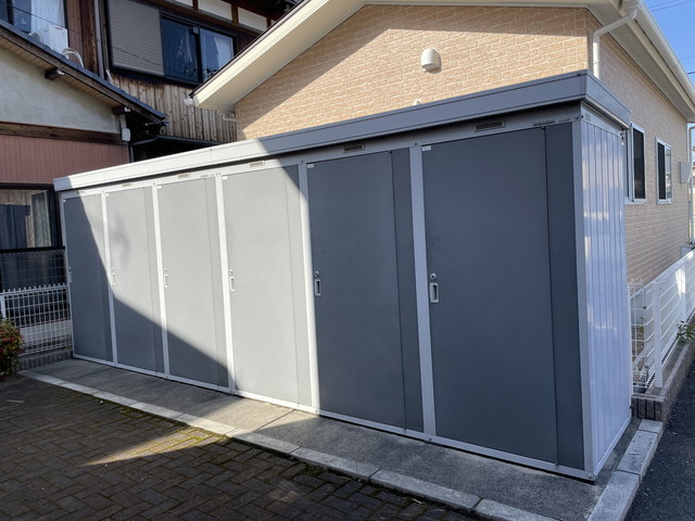 その他共有部分　各部屋に屋外物置付き