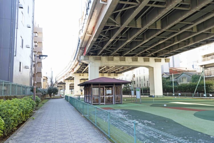 公園　竪川親水公園（公園）まで431m