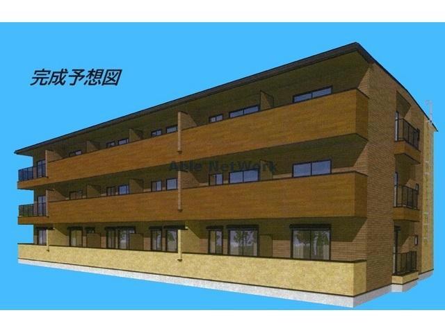 建物外観　建築中