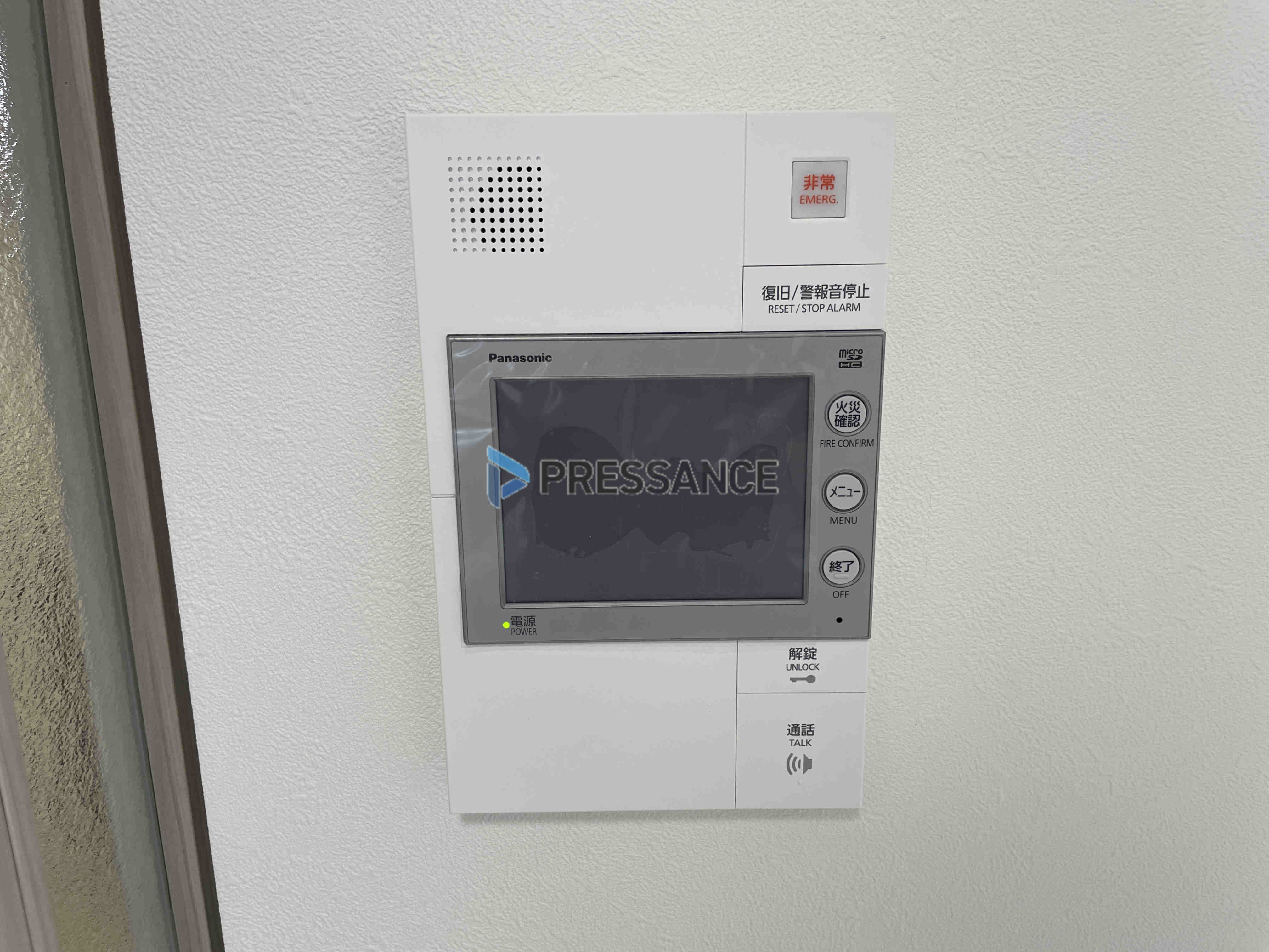セキュリティ　カメラ付きインターホン