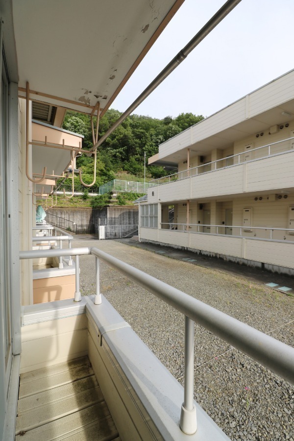 バルコニー　物干し