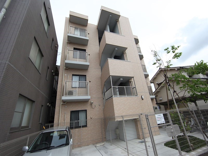 建物外観　外観　オートロック　防犯カメラ　1フロア2部屋（全角部屋）