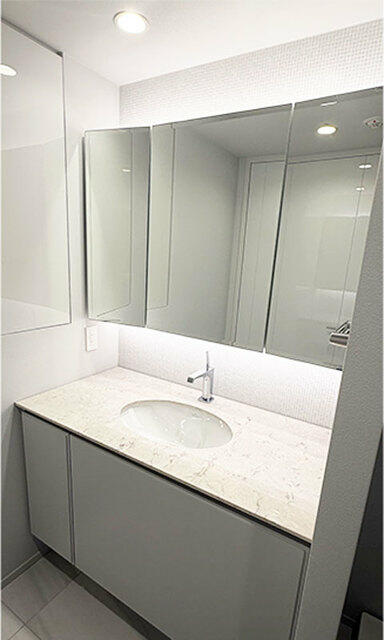 洗面設備　※写真は同タイプ住戸です。
