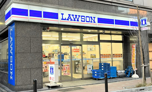 コンビニ　ローソン北浜MIDビル店（コンビニ）まで159m