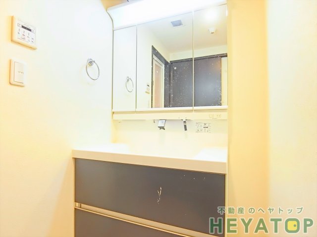 洗面設備　シャワー付き洗面化粧台（同仕様写真）