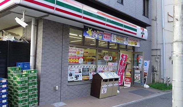 コンビニ　セブンイレブン 築地7丁目店（コンビニ）まで57m