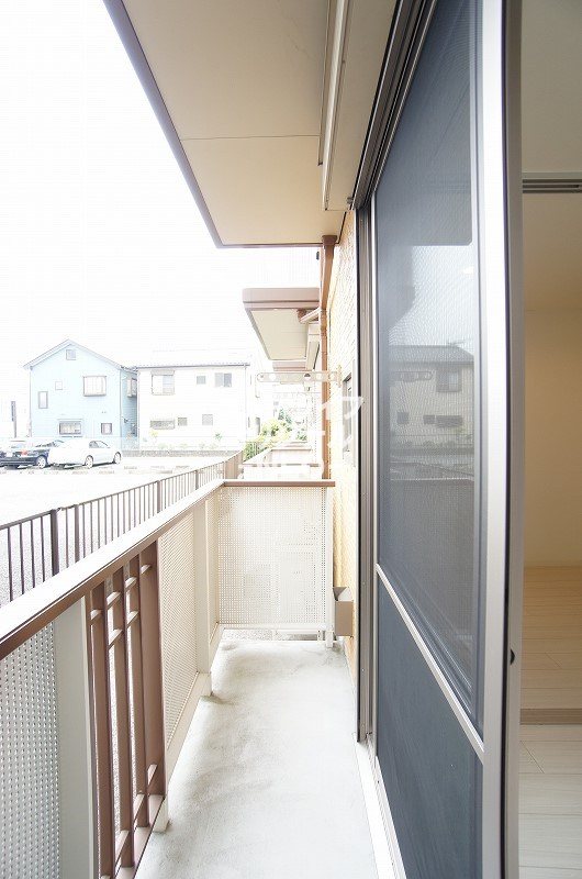 バルコニー　前面が開けているので風通し良好です☆