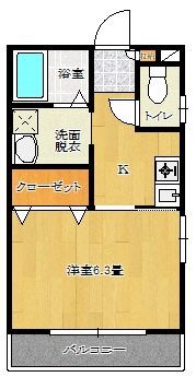 グレイス富浜の間取り写真