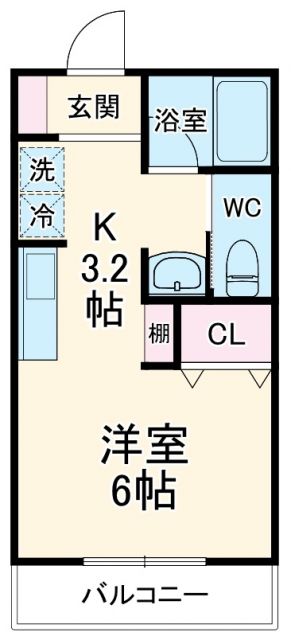 クロスハーモニーの間取り写真