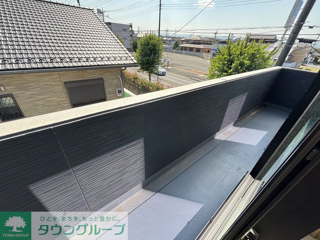 バルコニー　庭