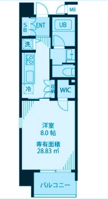 東急東横線 新丸子駅 徒歩2分 9階建 築12年の間取り写真
