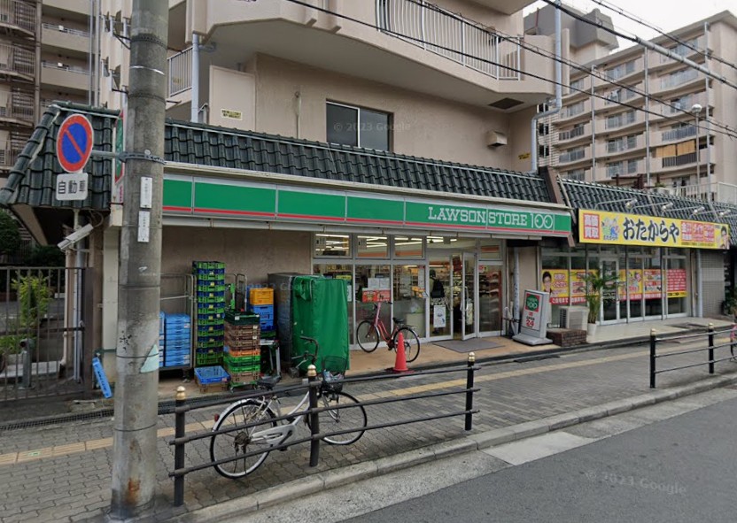 コンビニ　ローソンストア100 LS都島中野町店（コンビニ）まで184m