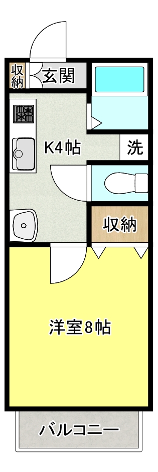 フォンターナの間取り写真