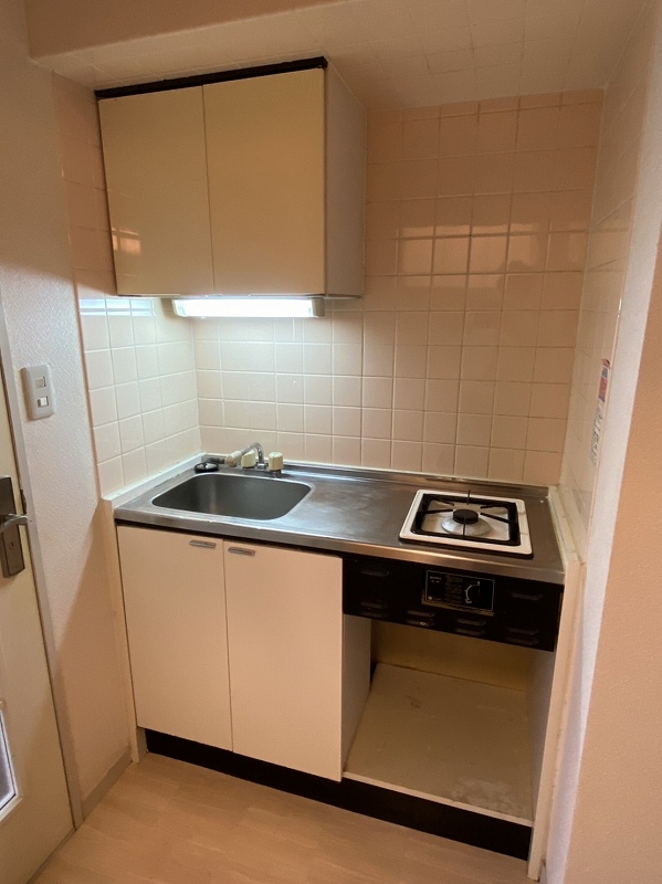 京王線 桜上水駅 徒歩1分 5階建 築37年のキッチン写真
