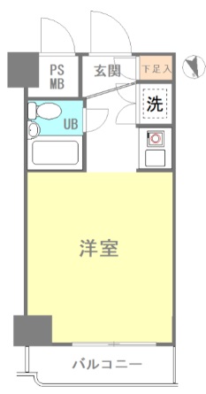 朝日蔵前プラザの間取り写真