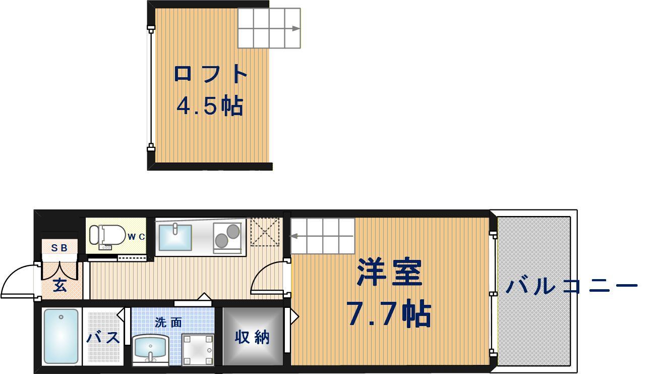 エムズコート吉田の間取り写真