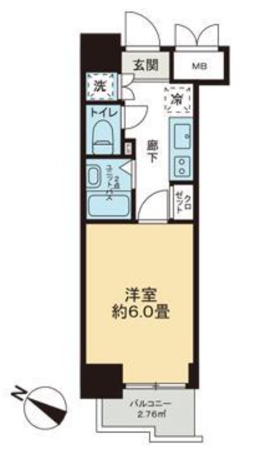 ルーブル文京音羽の間取り写真