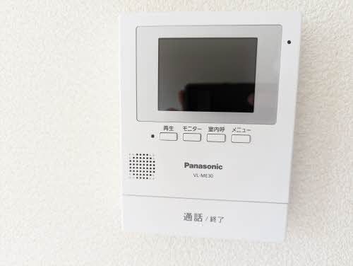 セキュリティ　モニター付きドアホン