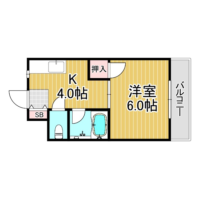 メゾンピッコロ塚口の間取り写真