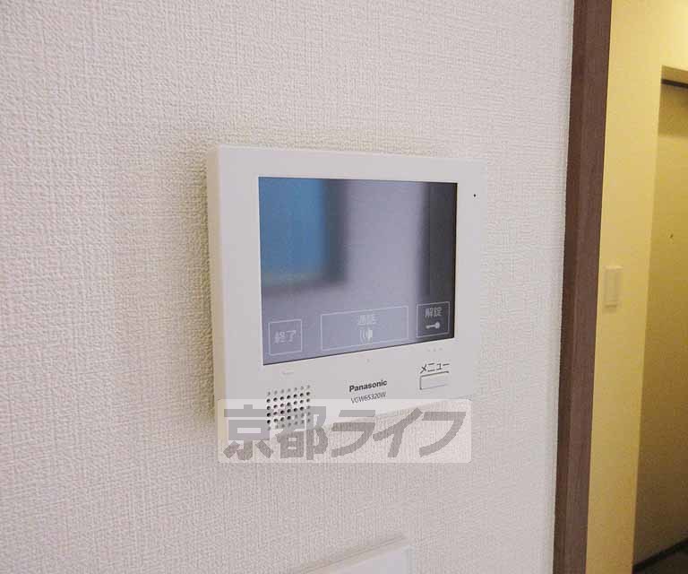 セキュリティ　モニター付きで安心・