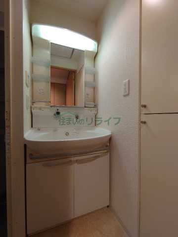 洗面設備　同一平米別間取り(実際のお部屋は1Rです)