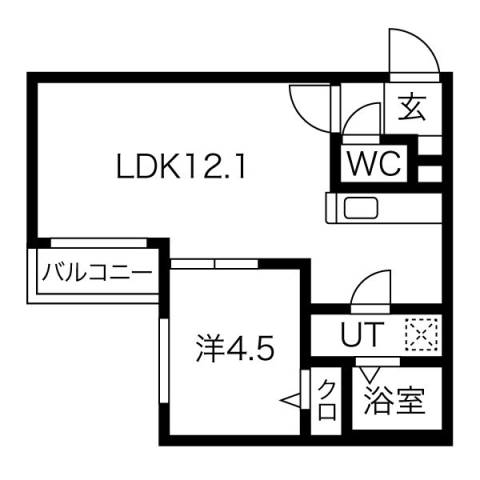 Peerson西町の間取り写真