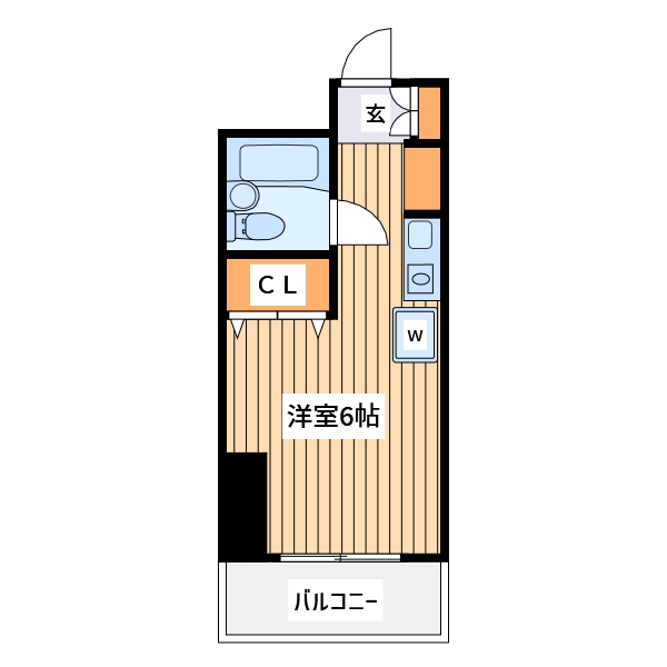 クレール玉川学園前の間取り写真