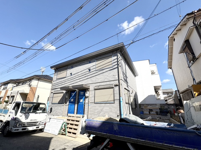 建物外観　建築中